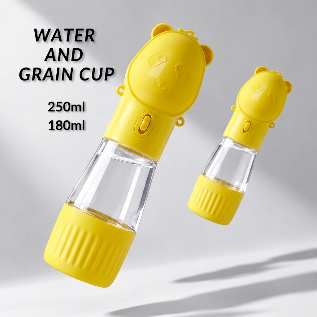 2-in-1 Portable Dog Travel Bottle