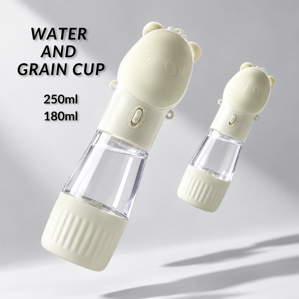 2-in-1 Portable Dog Travel Bottle